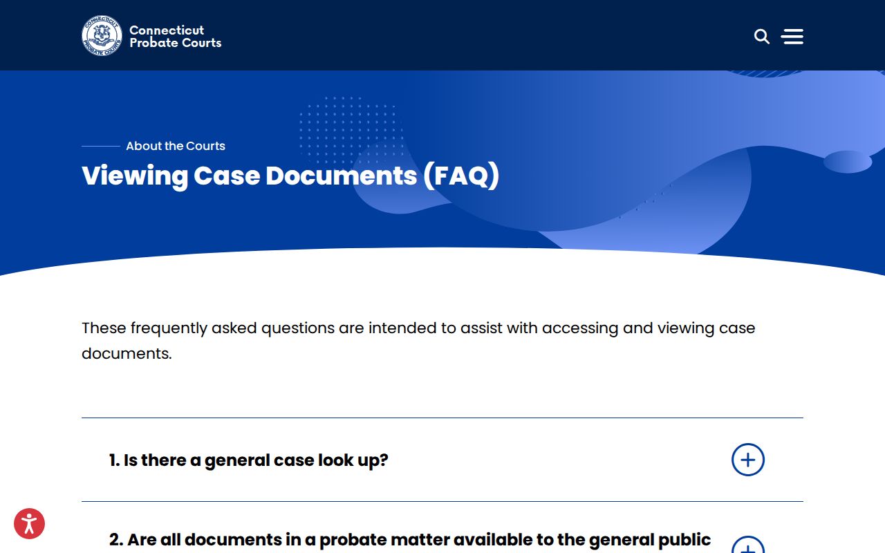 City of Bristol probate records document access limits